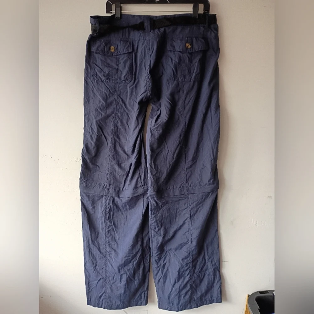 American Outback Navy Hiking Pants SPF 30+‎ Zip Off Convertible XL